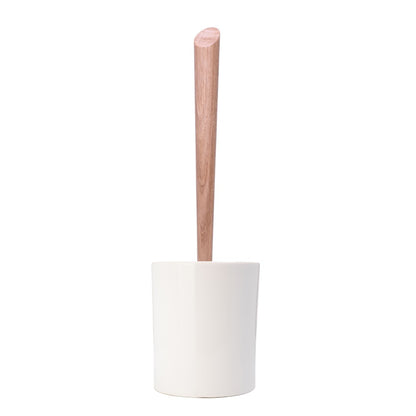 Toilettenbürste WOODLINE Set Keramik weiss