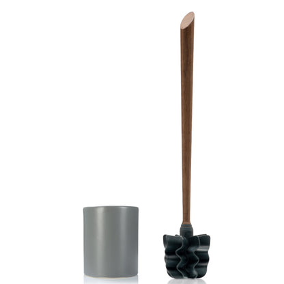 Toilettenbürste WOODLINE Set Keramik grau