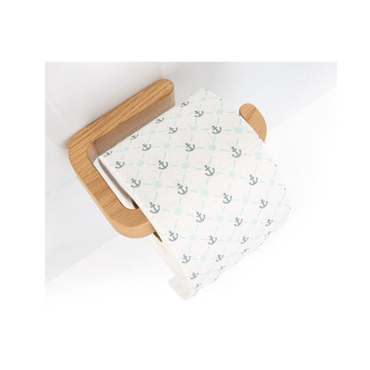 Sparset: Toilettenbürste + Wandhaken + Toilettenrollenhalter EICHE