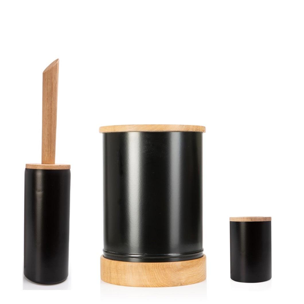 Sparset: Upcycling Badmülleimer + Toilettenbürste + Aufbewahrungsdose