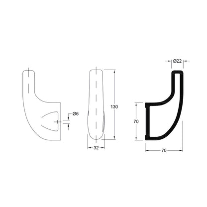 HAKON towel hook